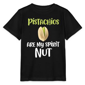 Les pistaches sont à moi - T-shirt bio MINI CREATOR Stanley/Stella Enfant - noir - Devant - Mikhail (115cm)