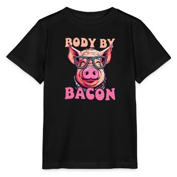 Bacon Body By Bacon - Stanley/Stella MINI CREATOR Kids’ T-Shirt - black - Front - Mikhail (115cm)