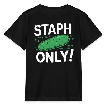 Microbiologist Microbiology Lab Staph Biology - Stanley/Stella MINI CREATOR Kids’ T-Shirt - black - Front - Mikhail (115cm)
