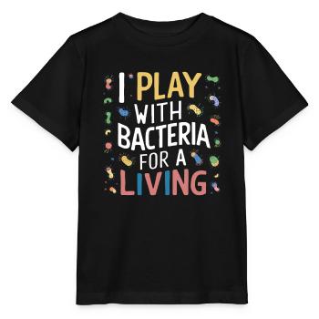 Microbiologist Microbiology Lab Staph Biology - Stanley/Stella MINI CREATOR Kids’ T-Shirt - black - Front - Mikhail (115cm)