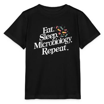 Microbiologiste Microbiologie Laboratoire Biologie des staphylocoques - T-shirt bio MINI CREATOR Stanley/Stella Enfant - noir - Devant - Mikhail (115cm)