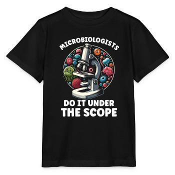 Microbiologist Microbiology Lab Staph Biology - Stanley/Stella MINI CREATOR Kids’ T-Shirt - black - Front - Mikhail (115cm)