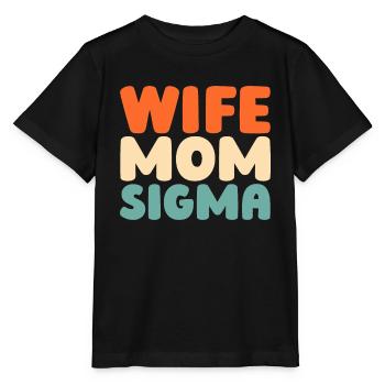 Sororité Soroitas Sigma Mama - T-shirt bio MINI CREATOR Stanley/Stella Enfant - noir - Devant - Mikhail (115cm)