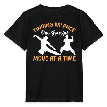 Mit Einer Anmutigen Bewegung Nach Der Anderen Das - Stanley/Stella Kinder T-Shirt MINI CREATOR  - Schwarz - Vorne - Mikhail (115cm)