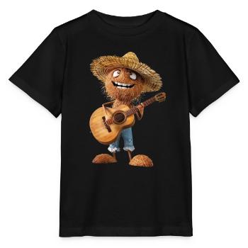 Coconut Guitar - Stanley/Stella MINI CREATOR Kids’ T-Shirt - black - Front - Mikhail (115cm)