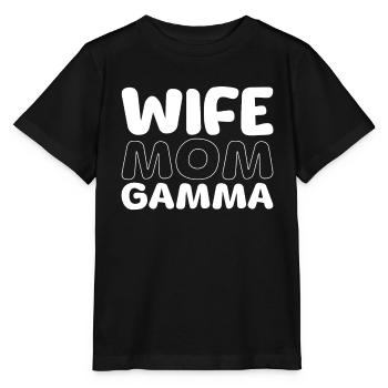 Schwesternschaft Soroitas Gamma Mama - Stanley/Stella Kinder T-Shirt MINI CREATOR  - Schwarz - Vorne - Mikhail (115cm)