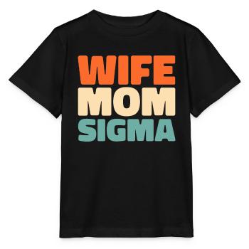 Sororité Soroitas Sigma Mama - T-shirt bio MINI CREATOR Stanley/Stella Enfant - noir - Devant - Mikhail (115cm)