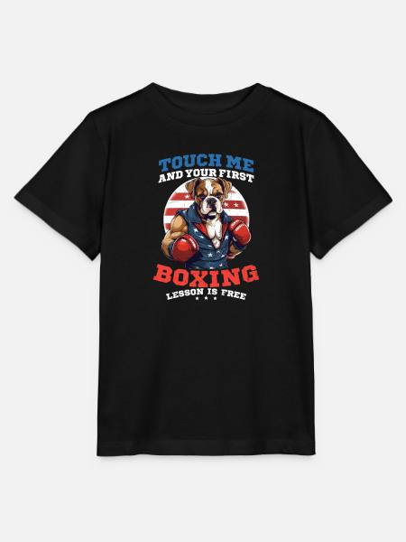 Boxen Boxen Lektion - Stanley/Stella Kinder T-Shirt MINI CREATOR - Schwarz