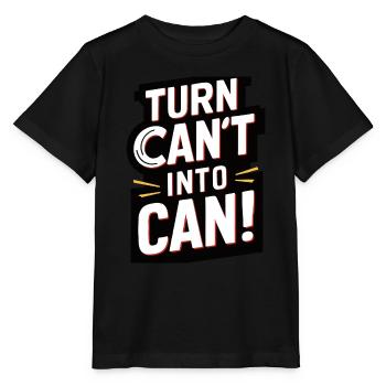 I can't turn into a can! - Stanley/Stella MINI CREATOR Kids’ T-Shirt - black - Front - Mikhail (115cm)