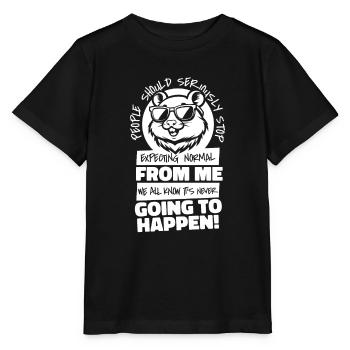 Hamster Hamster doré - T-shirt bio MINI CREATOR Stanley/Stella Enfant - noir - Devant - Mikhail (115cm)