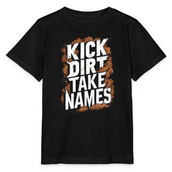 Tractor Pulling Tractor Pulling Tractor Power Farm - Stanley/Stella MINI CREATOR Kids’ T-Shirt - black - Front - Mikhail (115cm)