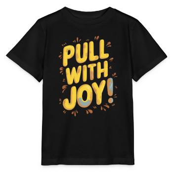 Tractor Pulling Tractor Pulling Tractor Power Farm - Stanley/Stella MINI CREATOR Kids’ T-Shirt - black - Front - Mikhail (115cm)