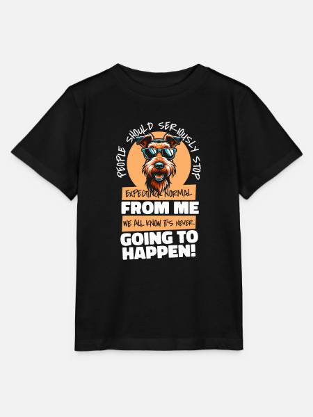 Airedale Terrier - Stanley/Stella Kinder T-Shirt MINI CREATOR  - Schwarz