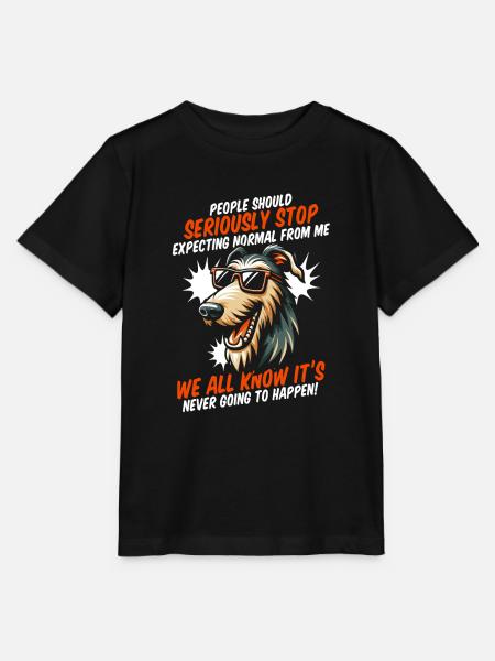 Irischer Wolfshund - Stanley/Stella Kinder T-Shirt MINI CREATOR  - Schwarz