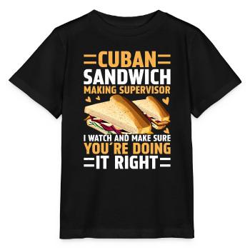 Entdecken Sie Die Welt Der Sandwich-meisterschaft - Stanley/Stella Kinder T-Shirt MINI CREATOR  - Schwarz - Vorne - Mikhail (115cm)