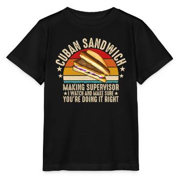 Entdecken Sie Die Welt Der Sandwich-meisterschaft - Stanley/Stella Kinder T-Shirt MINI CREATOR  - Schwarz - Vorne - Mikhail (115cm)