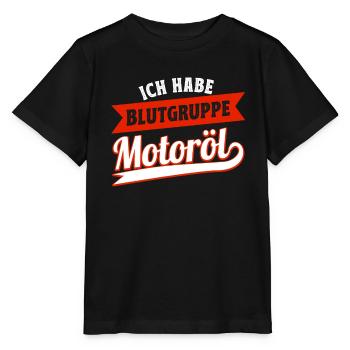 Mécanicien automobile Mécatronicien Mécanicien Mécanicien Groupe sanguin - T-shirt bio MINI CREATOR Stanley/Stella Enfant - noir - Devant - Mikhail (115cm)