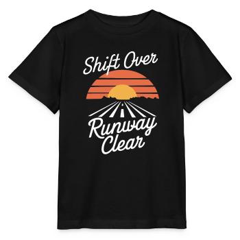 Air Traffic Controller Aircraft Flight Service - Stanley/Stella Kinder T-Shirt MINI CREATOR  - Schwarz - Vorne - Mikhail (115cm)