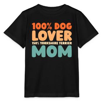 Yorkshire Terrier - Stanley/Stella Kinder T-Shirt MINI CREATOR  - Schwarz - Vorne - Mikhail (115cm)