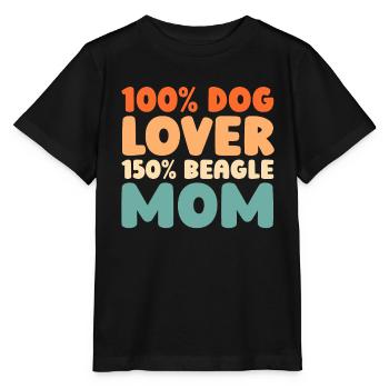 Beagle - Stanley/Stella Kinder T-Shirt MINI CREATOR  - Schwarz - Vorne - Mikhail (115cm)