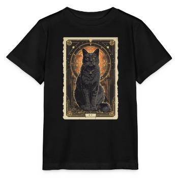Katzengöttin Tarot - Stanley/Stella Kinder T-Shirt MINI CREATOR  - Schwarz - Vorne - Mikhail (115cm)