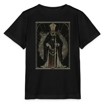 Le Tarot Hiérophante - T-shirt bio MINI CREATOR Stanley/Stella Enfant - noir - Devant - Mikhail (115cm)