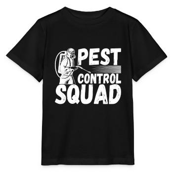 Pest Control Exterminator - Stanley/Stella MINI CREATOR Kids’ T-Shirt - black - Front - Mikhail (115cm)