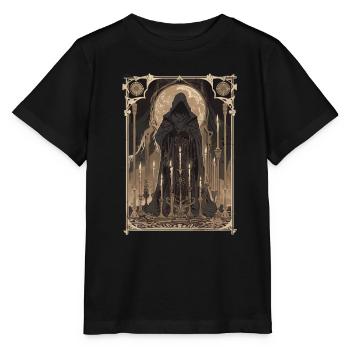 Le Tarot du Magicien - T-shirt bio MINI CREATOR Stanley/Stella Enfant - noir - Devant - Mikhail (115cm)