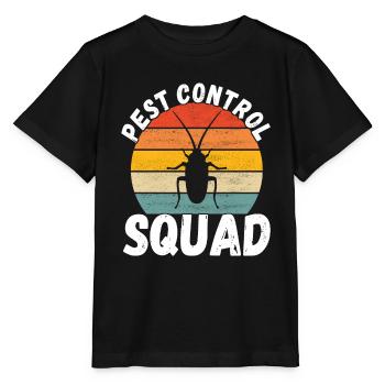 Pest Control Exterminator - Stanley/Stella MINI CREATOR Kids’ T-Shirt - black - Front - Mikhail (115cm)
