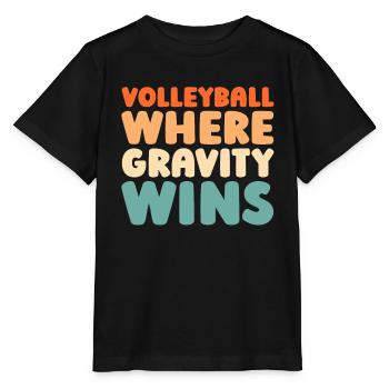 Volley-ball Volley-ball - T-shirt bio MINI CREATOR Stanley/Stella Enfant - noir - Devant - Mikhail (115cm)
