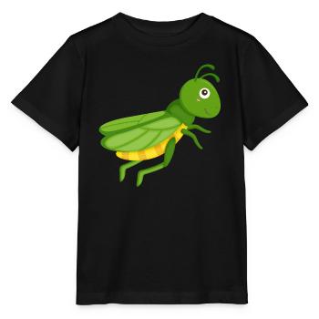 Sauterelles pour enfants - T-shirt bio MINI CREATOR Stanley/Stella Enfant - noir - Devant - Mikhail (115cm)