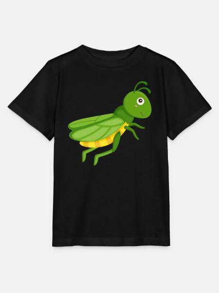 Grashüpfer für Kinder - Stanley/Stella Kinder T-Shirt MINI CREATOR - Schwarz