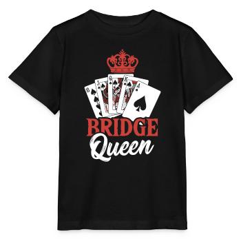 Bridge Kartenspiel Geschenk - Stanley/Stella Kinder T-Shirt MINI CREATOR  - Schwarz - Vorne - Mikhail (115cm)