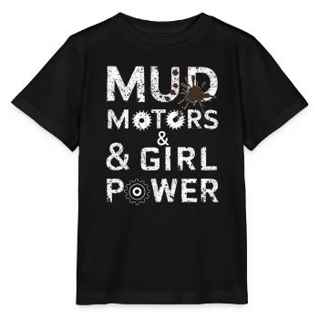 Tractor Pulling Tractor Pulling Tractor Power Farm - Stanley/Stella MINI CREATOR Kids’ T-Shirt - black - Front - Mikhail (115cm)