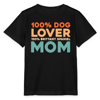 Épagneul breton - T-shirt bio MINI CREATOR Stanley/Stella Enfant - noir - Devant - Mikhail (115cm)