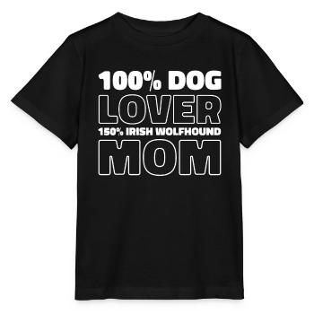 Lévrier irlandais - T-shirt bio MINI CREATOR Stanley/Stella Enfant - noir - Devant - Mikhail (115cm)
