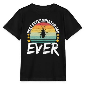 Exterminateur de lutte antiparasitaire - T-shirt bio MINI CREATOR Stanley/Stella Enfant - noir - Devant - Mikhail (115cm)