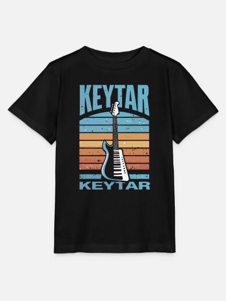 Keytar Keyboard Geschenk - Stanley/Stella Kinder T-Shirt MINI CREATOR  - Schwarz