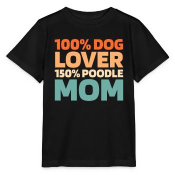 Caniche - T-shirt bio MINI CREATOR Stanley/Stella Enfant - noir - Devant - Mikhail (115cm)