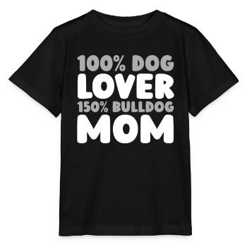 Bouledogue - T-shirt bio MINI CREATOR Stanley/Stella Enfant - noir - Devant - Mikhail (115cm)