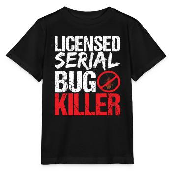 Pest Control Exterminators - Stanley/Stella MINI CREATOR Kids’ T-Shirt - black - Front - Mikhail (115cm)