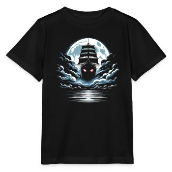 Disparitions mystérieuses dans le triangle des Bermudes - T-shirt bio MINI CREATOR Stanley/Stella Enfant - noir - Devant - Mikhail (115cm)