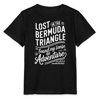 Disparitions mystérieuses dans le triangle des Bermudes - T-shirt bio MINI CREATOR Stanley/Stella Enfant - noir - Devant - Mikhail (115cm)