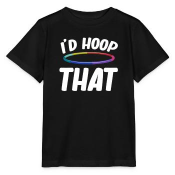 I would love these funny hoop jugglers who - Stanley/Stella MINI CREATOR Kids’ T-Shirt - black - Front - Mikhail (115cm)