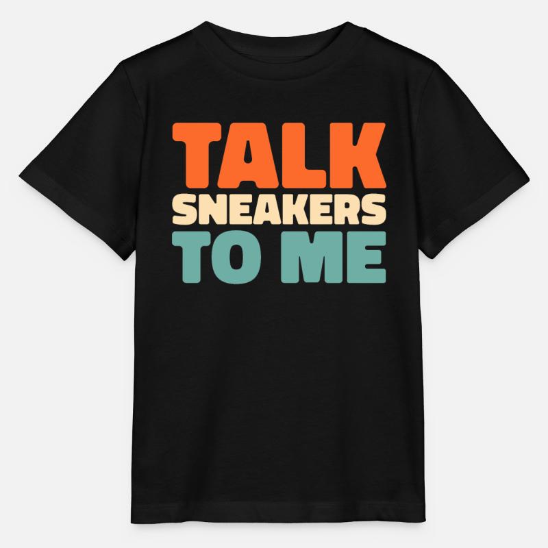 Baskets - T-shirt bio MINI CREATOR Stanley/Stella Enfant - noir