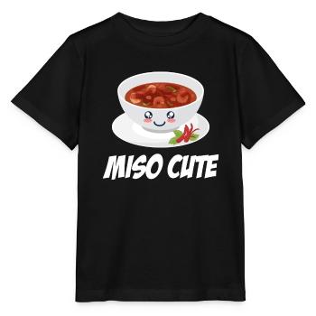 Miso Sweet Miso Puns Asiatique Chinois - T-shirt bio MINI CREATOR Stanley/Stella Enfant - noir - Devant - Mikhail (115cm)