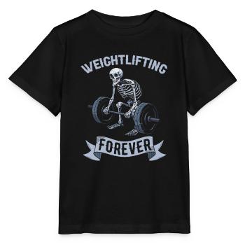 Weightlifting Weightlifting - Stanley/Stella MINI CREATOR Kids’ T-Shirt - black - Front - Mikhail (115cm)