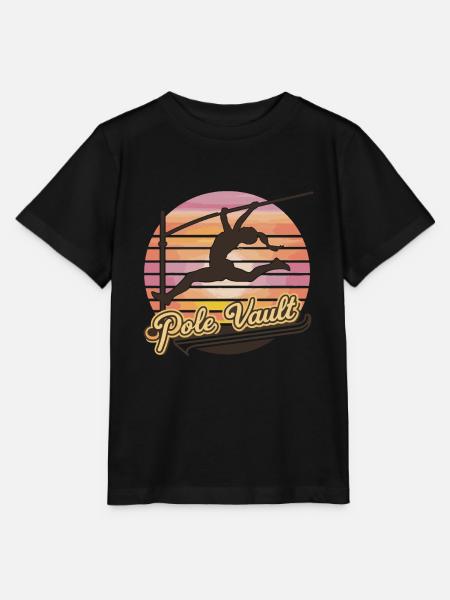 Stabhochspringer-Geschenk - Stanley/Stella Kinder T-Shirt MINI CREATOR - Schwarz