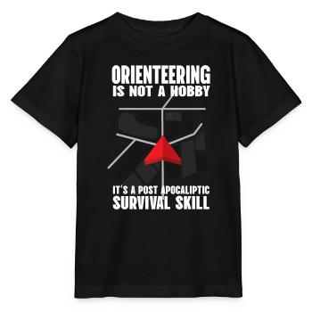 Orienteering Not A Hobby Orientation - Stanley/Stella MINI CREATOR Kids’ T-Shirt - black - Front - Mikhail (115cm)