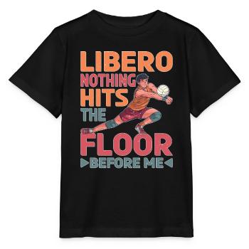 Libéro, rien ne touche le sol avant moi 5 - T-shirt bio MINI CREATOR Stanley/Stella Enfant - noir - Devant - Mikhail (115cm)